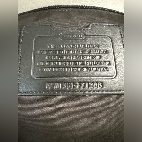 Coach Lexington Saffiano Messenger Bag - Picture 6 of 12